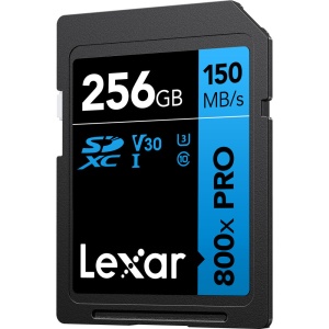 Lexar Blue 256GB, SDXC UHS-I, R150W45, V30, U1 - Card de Memorie