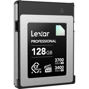 Lexar Diamond CFexpress 4.0 Type B, Card de memorie 128GB, R3700/W3400 mb/s, VPG400