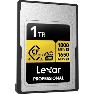 Lexar Pro Gold CFexpress 4.0 Type A, Card de memorie 1TB, R1800/W1650 mb/s, VPG400