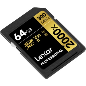 Card de memorie LEXAR SDXC Pro 2000X UHS-II U3 64GB