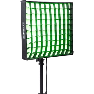 Nanlite PavoSlim 240C Lampă LED RGBWW, cu Softbox și Grid, 15-2034