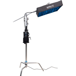 Nanlite PavoSlim 240C Lampă LED RGBWW, cu Softbox și Grid, 15-2034