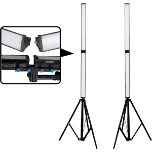 Nanlite T2 Adaptor pentru Striplight, Montură Accesorii Studio, Negru