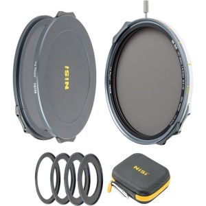 NiSi JetMag Pro 82MAG Flex, Kit filtru magnetic VND 1-5 Stopuri cu adaptoare 67, 72, 77 si 82mm