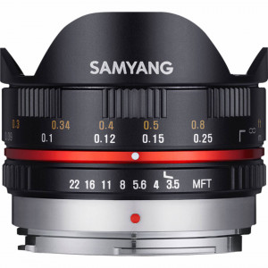 Obiectiv Samyang 7.5mm f/3.5 Fish-Eye, MFT