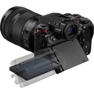 Panasonic Lumix S1R II, Camera mirrorless full-frame, 44.3MP cu obiectiv Lumix S 24-105mm f4 Macro