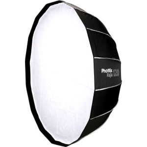 Phottix Raja Quick-Folding 120 cm, Umbrela softbox cu Grid, montura Bowens