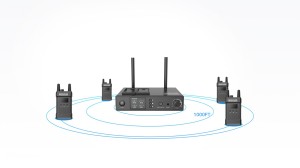 Sistem Intercom Wireless Hollyland Mars T1000 (și cutie de protecție)