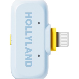Sistem de microfoane wireless Hollyland LARK A1 Combo Sky Blue cu transmițătoare și receptoare USB-C și Lightning