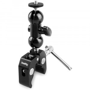 SmallRig 1138, Super Clamp cu Double Ball Heads si surub 1/4"
