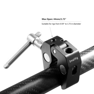 2058 Super Klem met 1/4" and 3/8" Schroefdraad (2 stuks)