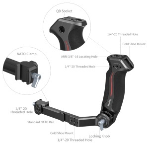 SmallRig 3028D Maner cu Curea pentru DJI RS 2 / RSC 2 / RS 3 / RS 3 Pro / RS 3 Mini / RS 4 / RS 4 Pro / RS 4 Mini