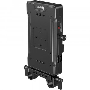 SmallRig 3203B, Adaptor V-Mount cu suport dublu pt sine de 15mm