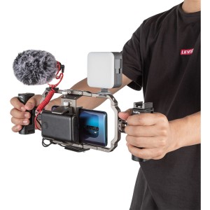 3384 Professionele Telefoon Video Rig Kit voor Vlogging + Live Streaming