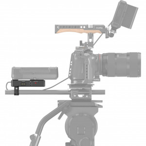 3498 Placă Adaptor pentru Baterie V-Mount (Versiunea Basic) cu Clema pentru Tije Duală
