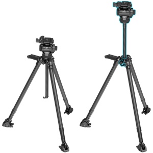 SmallRig 4259 x Potato Jet TRIBEX, fibra de carbon, cu cap fluid