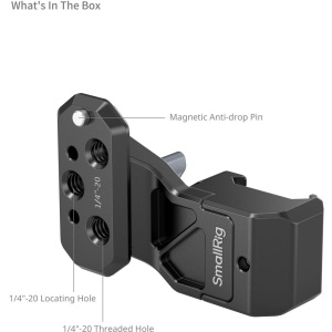 SmallRig 4458, Adaptor extensie cu sina NATO, pentru grip lateral