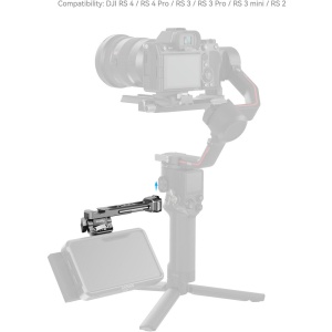 SmallRig 4637 HawkLock, Suport pentru monitor compatibil cu DJI RS 2, RSC 2, RS 3, and 3 Mini