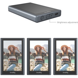 SmallRig 4851B, Kit Vlogging cu Monitor Video Wireless pentru Smartphone