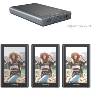 SmallRig 4851B, Kit Vlogging cu Monitor Video Wireless pentru Smartphone