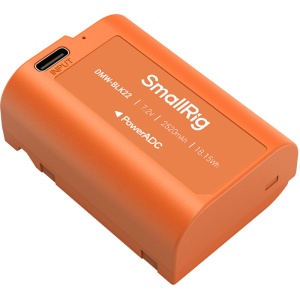 SmallRig 4979, Acumulator DMW-BLK22 - 2520mAh pentru Panasonic, Orange