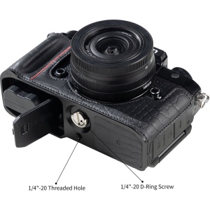 SmallRig 5095, Half Case din piele neagra pentru Nikon ZF