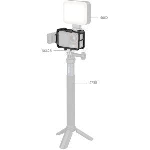 SmallRig  5135, Cage pentru DJI OSMO Action 5 Pro, 4 & 3