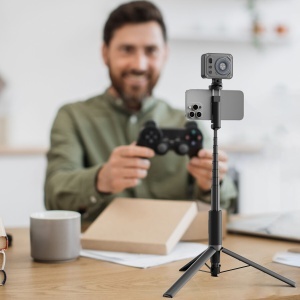 SmallRig 5291 ST30 Lite, Trepeid Selfie Sitck cu declansator Bluetooth