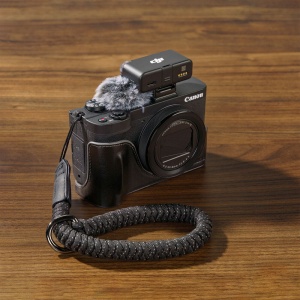 SmallRig 5386, Kit husa din piele neagra pentru Canon PowerShot V1