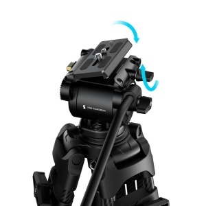 SmallRig 5443, Trepied video din Carbon, 186cm, sarcina 8kg