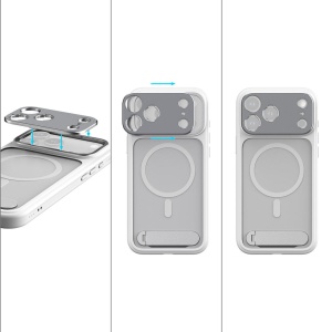 SmallRig 5550 FilMov, Husa alba pentru iPhone 17 Pro, T-Mount
