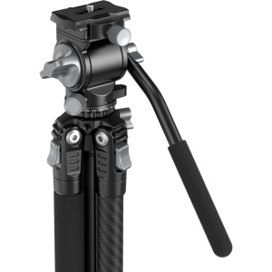 SmallRig 5885 Trepied fibră de carbon cu cap fluid inclus