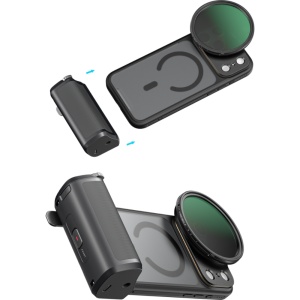 Kit profesional SmallRig 6300 FilMov format din husa, grip cu baterie si filtre magnetice pentru iPhone 17 Pro