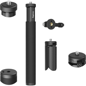 Suport telescopic tip selfie stick SmallRig 6362 extins la 95 cm cu trepied modular montat si prindere magnetica pentru camera de actiune DJI Osmo Action 6 si Nano