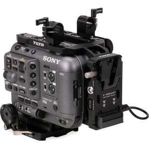 Kit Advanced Cage Tilta ES-T20-B pentru Sony FX6 cu placa V-Mount