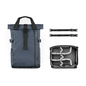 WANDRD PRVKE 21L Aegean Blue Photo Bundle V4, Rucsac foto 21L cu Essential Camera Cube