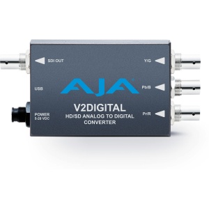 AJA V2Digital, Convertor analog la HD/SD-SDI, cu intrare YPbPr/RGB component/composit