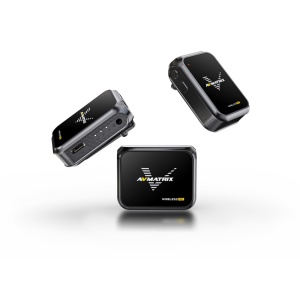 AVMATRIX WM12, Sistem Microfon Wireless cu 2 transmitatoare