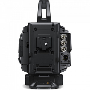 Camera profesionala Blackmagic Design URSA Broadcast G2 cu montura B4 instalata si ecran LCD tactil de 4 inch