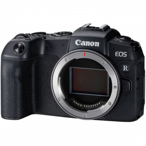 Canon EOS RP Mirrorless Full-Frame cu Senzor CMOS 26.2MP, Procesor DIGIC 8, Înregistrare Video 4K UHD, Dual Pixel CMOS AF, Wi-Fi și Obiectiv RF 24-105mm f/4-7.1 IS STM