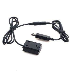 Caruba DC09, Acumulator Dummy Sony NP-FW50 Full Decoding cu alimentare USB 5V 2A
