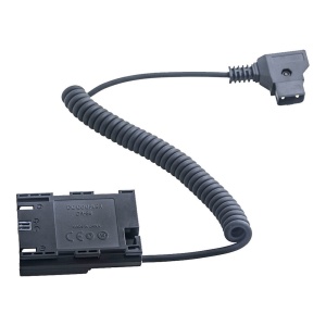Caruba DC24, Acumulator Dummy Canon LP-E6 Full Decoding, cu D-Tap type B si cablu spiralat
