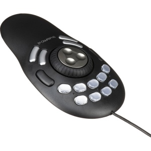 Contour Design ShuttlePRO v2, Controler multimedia cu 15 butoane, Negru