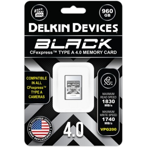 Delkin CFexpress 4.0 Type A, Card de memorie 960GB R1830/W1710, VPG200