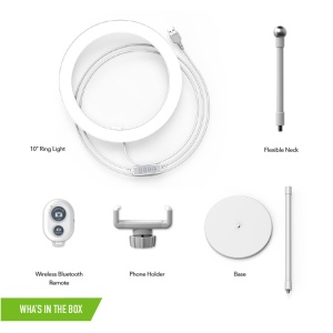Digipower My Story 10" DeskTop Ring Light cu telecomanda