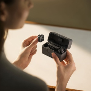 DJI Mic Mini, Sistem Microfon Wireless Compact, 2 persoane, 2.4 GHz