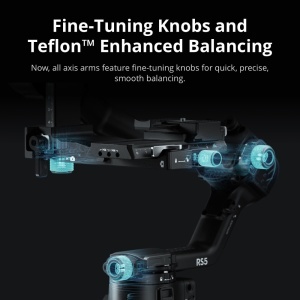 DJI RS 5 Combo, Stabilizator Gimbal cu Modul AI Tracking, Autonomie 14h