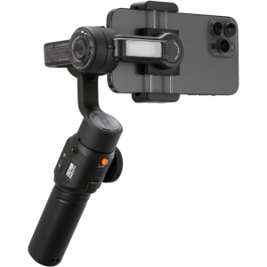 Gimbal Smartphone Zhiyun Smooth 5S Negru - Stabilizare Profesionala 3 Axe, Lumina LED incorporata