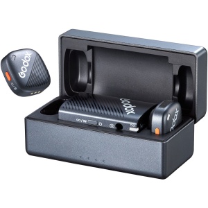 Godox Cube-C Kit2, Sistem Microfon Wireless Mini, 2 Persoane, 2.4 GHz