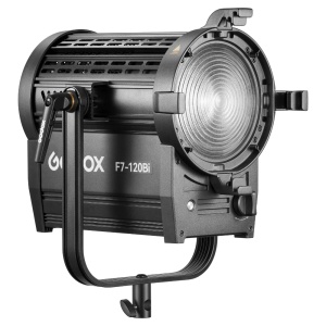 Godox F7-120Bi K2 Lampa LED Fresnel Bi-Color 120W cu montare pe Yoke